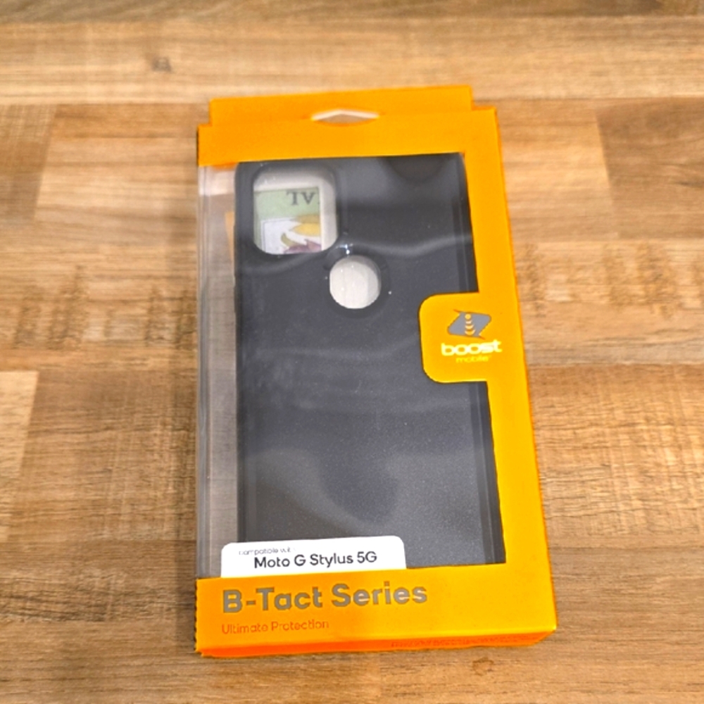 Boost S-Text Series Black Smartphone Case